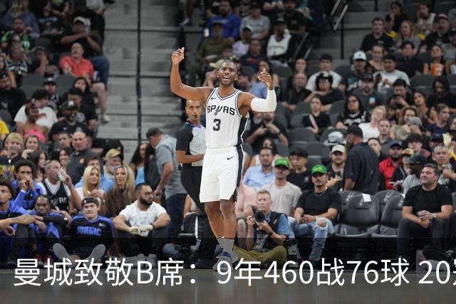 曼城致敬B席：9年460战76球 20冠功勋皇马冒险一切顺利